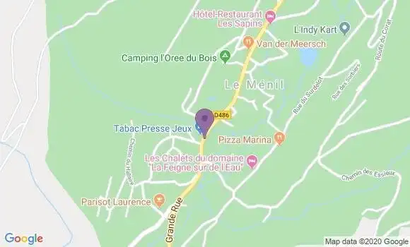 Localisation Le Menil Ap - 88160