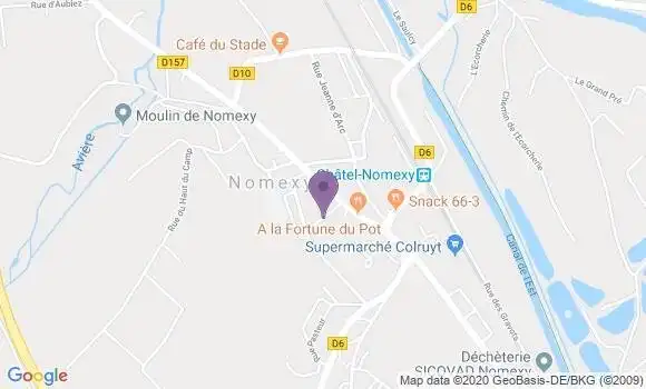 Localisation Nomexy Bp - 88440