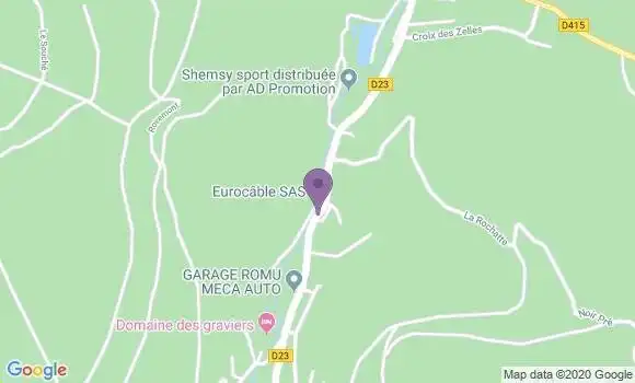 Localisation Plainfaing Bp - 88230