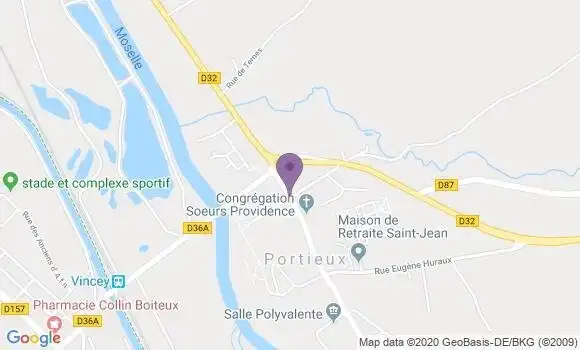 Localisation Portieux Bp - 88330