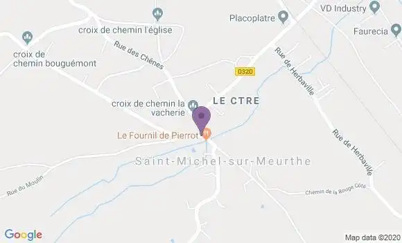 Localisation Saint Michel sur Meurthe Bp - 88470