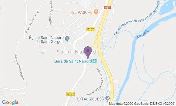 Localisation Saint Nabord Bp - 88200