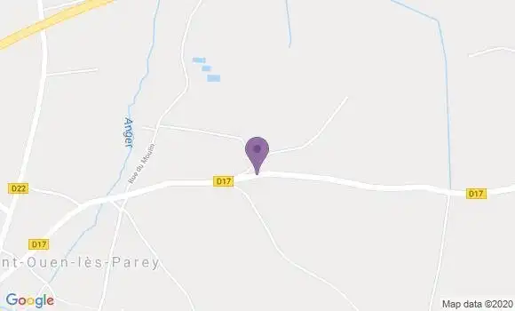Localisation Saint Ouen les Parey Bp - 88140