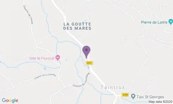 Localisation Taintrux Ap - 88100