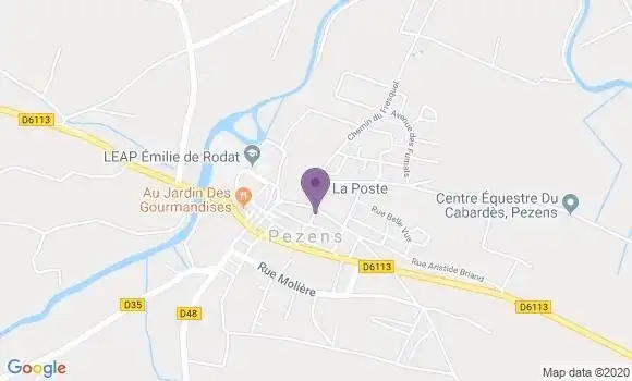 Localisation Pezens Bp - 11170