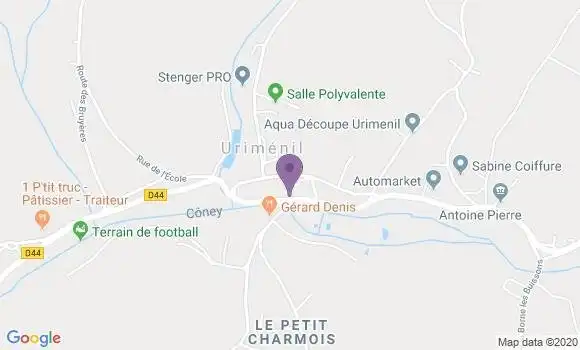 Localisation Urimenil Ap - 88220