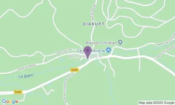 Localisation Wisembach Ap - 88520