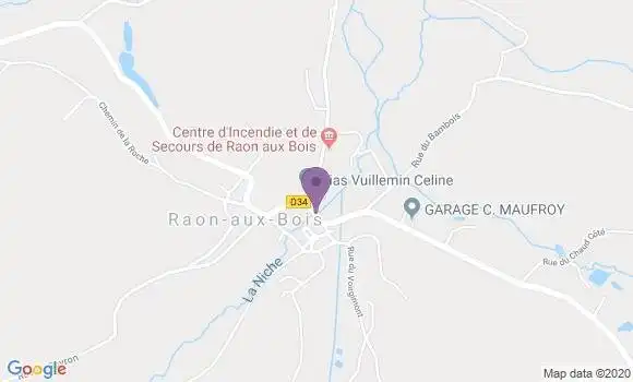 Localisation Raon Aux Bois Ap - 88220
