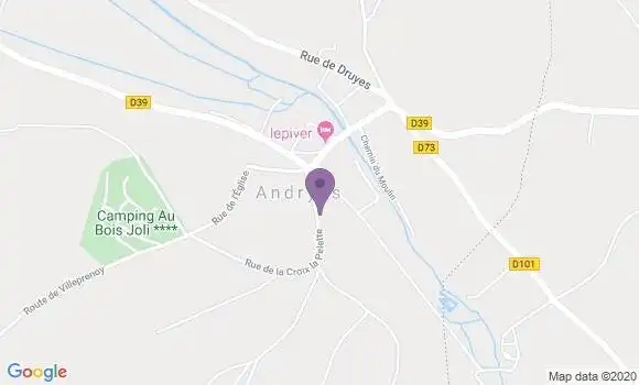 Localisation Andryes Ap - 89480
