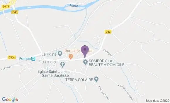 Localisation Pomas Bp - 11250