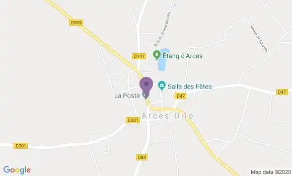 Localisation Arces Ap - 89320