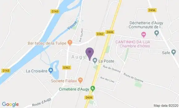 Localisation Augy Ap - 89290