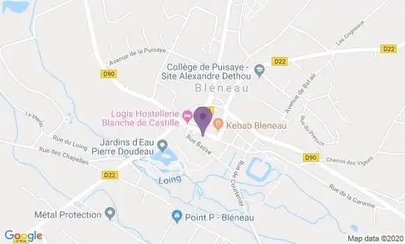 Localisation Bleneau - 89220