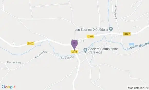 Localisation St Martin d