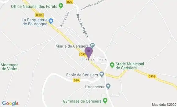Localisation Cerisiers Bp - 89320