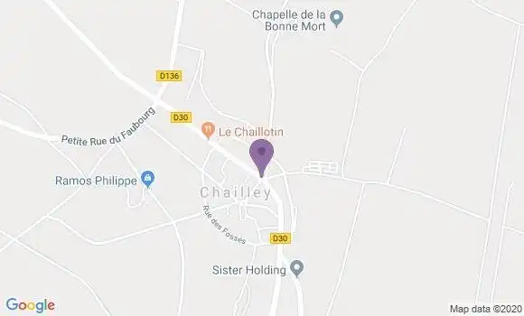 Localisation Chailley Ap - 89770