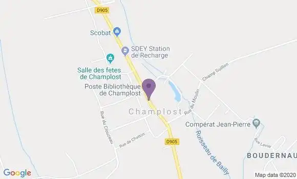 Localisation Champlost Ap - 89210