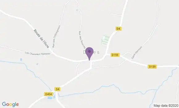 Localisation Diges Ap - 89240