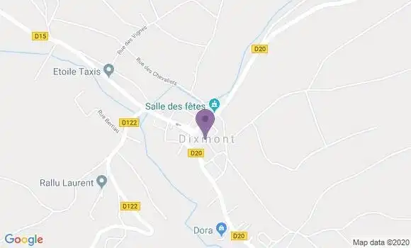 Localisation Dixmont Ap - 89500