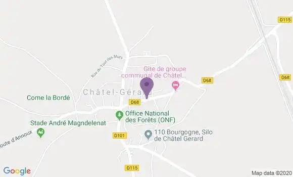 Localisation Etivey Ap - 89310
