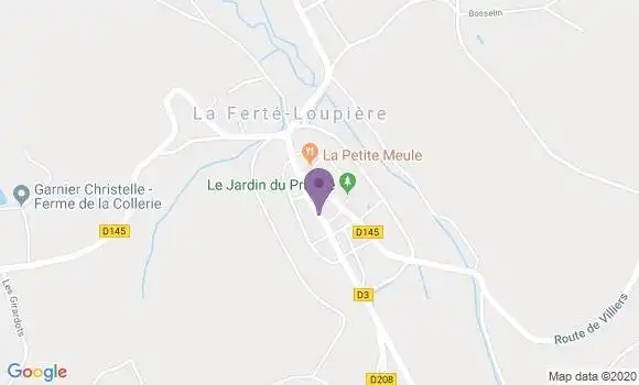 Localisation La Ferte Loupiere Ap - 89110