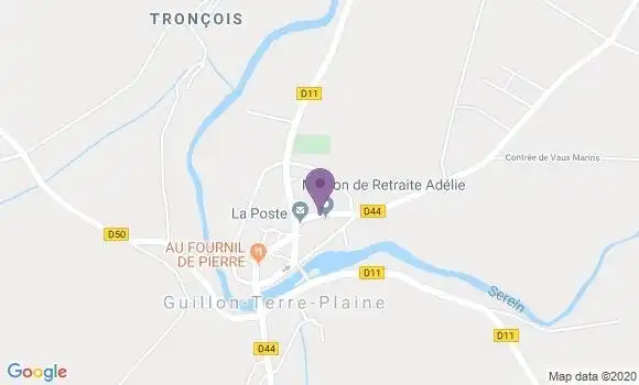 Localisation Guillon - 89420