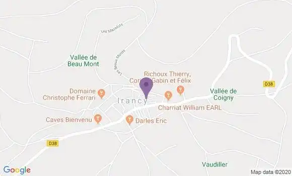 Localisation Irancy Ap - 89290
