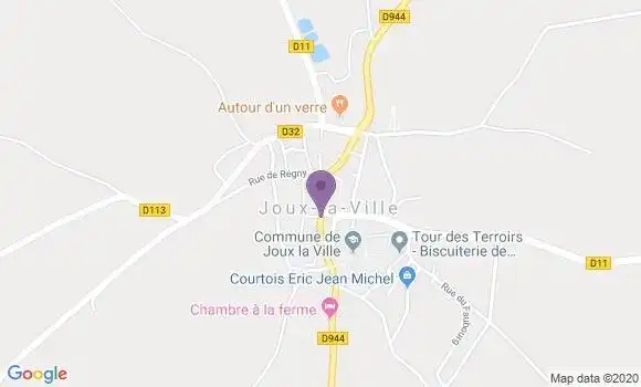 Localisation Joux la Ville Bp - 89440