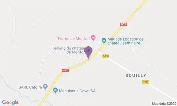 Localisation Montigny la Resle Ap - 89230