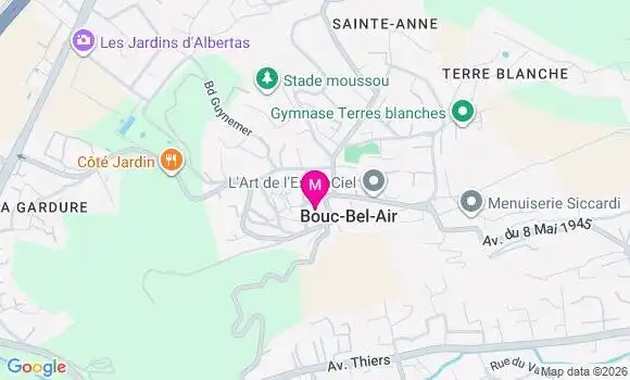 Localisation Bouc Bel Air - 13320