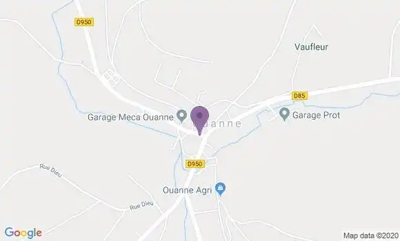 Localisation Ouanne Bp - 89560