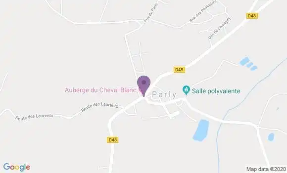 Localisation Parly Ap - 89240