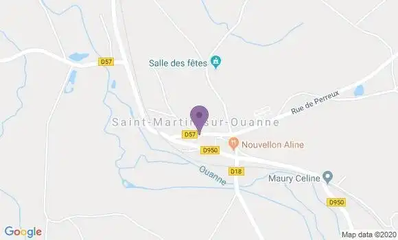 Localisation Saint Martin sur Ouanne Ap - 89120