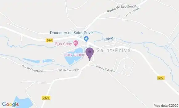 Localisation Saint Prive Ap - 89220