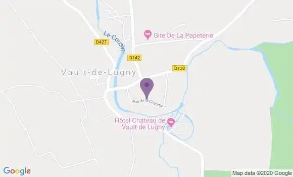 Localisation Vault de Lugny Ap - 89200