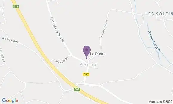Localisation Venoy Bp - 89290
