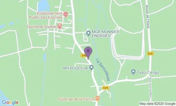 Localisation Chaux Ap - 90330