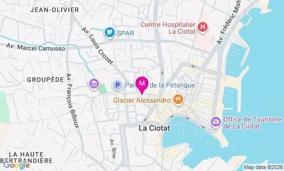 Localisation La Ciotat - 13600