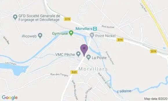 Localisation Morvillars - 90120