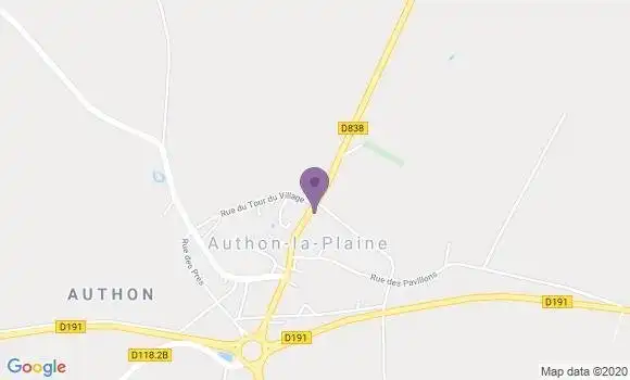 Localisation Authon la Plaine Ap - 91410