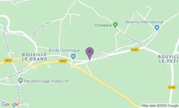 Localisation Bouville Ap - 91880