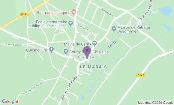 Localisation Cerny Ap - 91590
