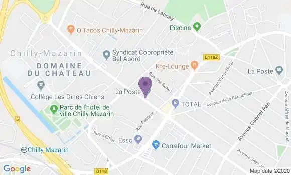 Localisation Chilly Mazarin - 91380