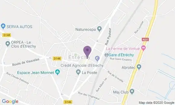 Localisation Etrechy - 91580
