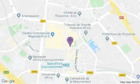 Localisation Evry R P - 91000