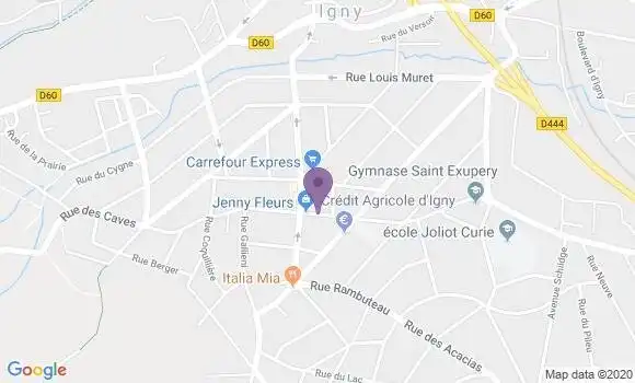 Localisation Igny - 91430