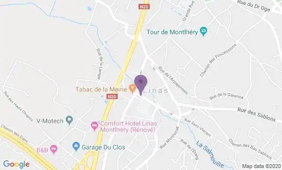 Localisation Linas Bp - 91310