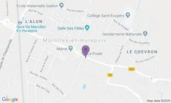 Localisation Marolles En Hurepoix Bp - 91630