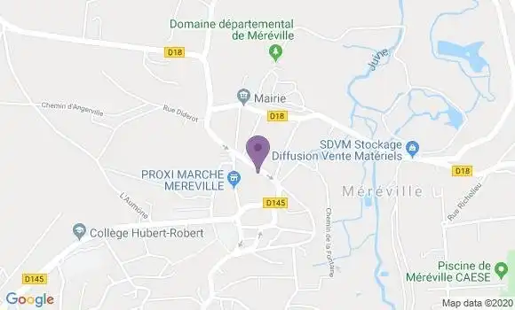 Localisation Mereville Bp - 91660