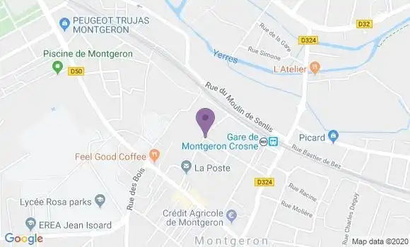 Localisation Montgeron - 91230